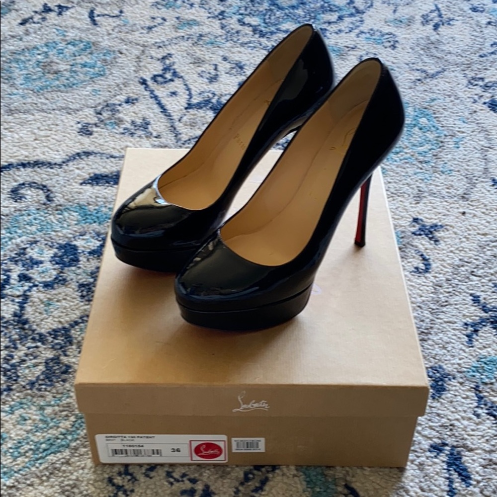 Dirditta 130 Patent Black Louboutins